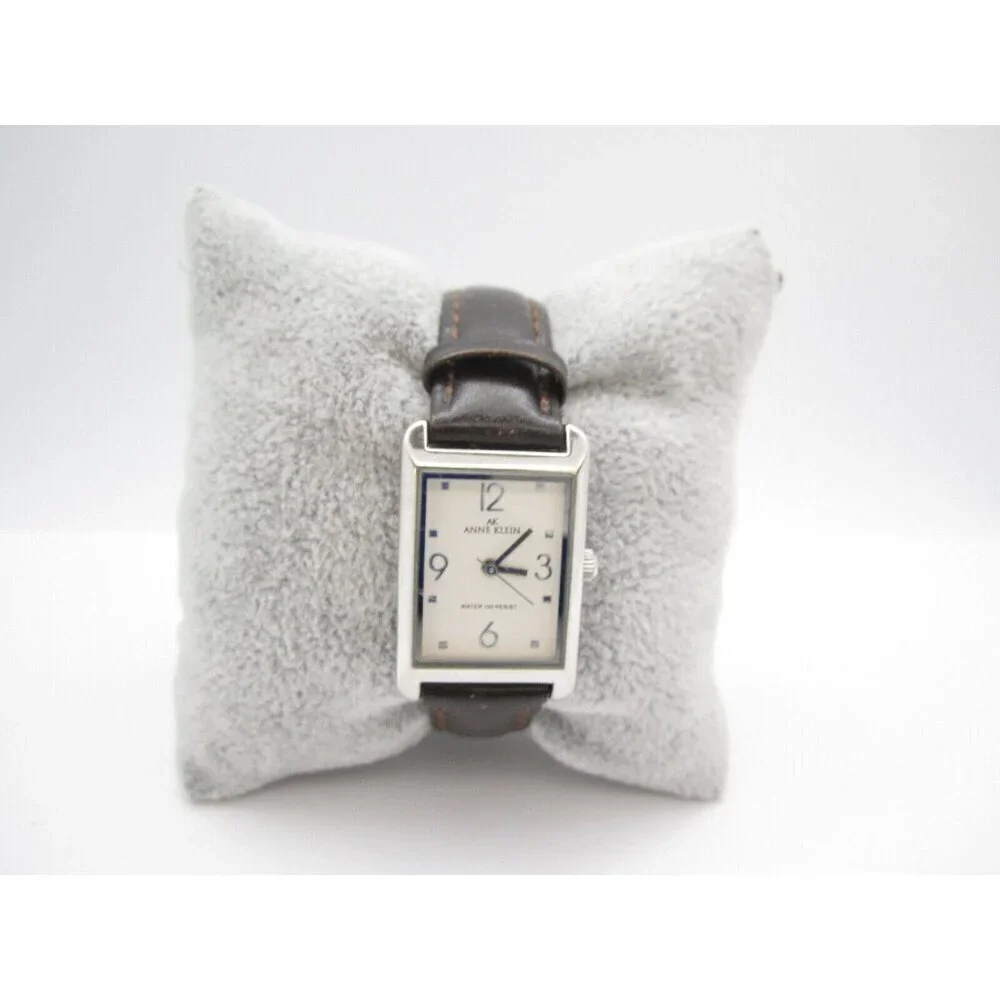 Women Anne Klein AK Quartz WR Analog 20 mm Tank Style Watch (H575) 